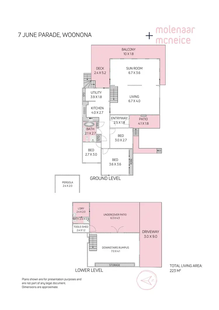Floorplan of Homely house listing, 7 June Parade, Woonona NSW 2517
