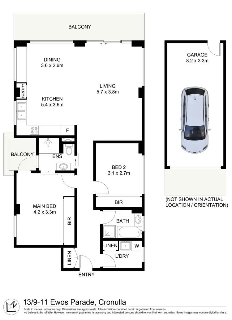 Floorplan of Homely unit listing, Level 5/13/9-11 Ewos Parade, Cronulla NSW 2230