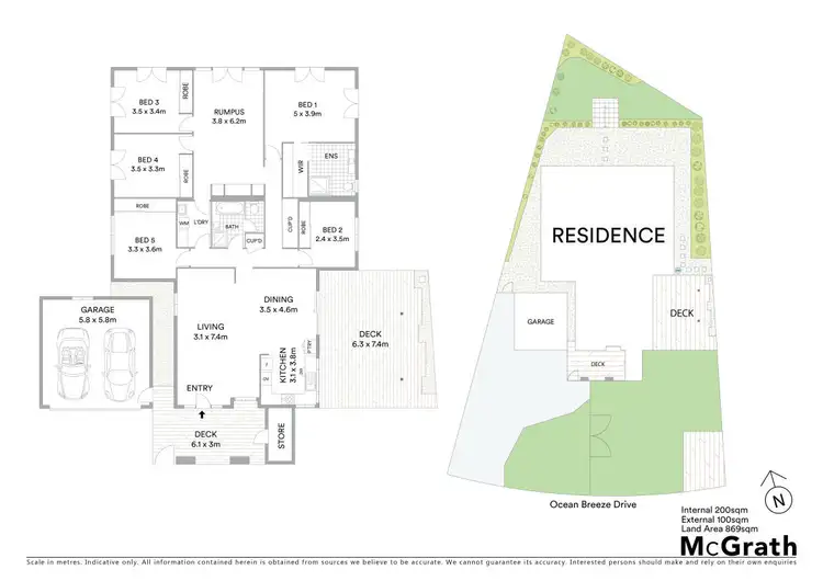 Floorplan of Homely house listing, 10 Ocean Breeze Drive, Lennox Head NSW 2478