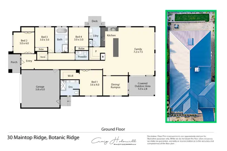 Floorplan of Homely house listing, 30 Maintop Ridge, Botanic Ridge VIC 3977