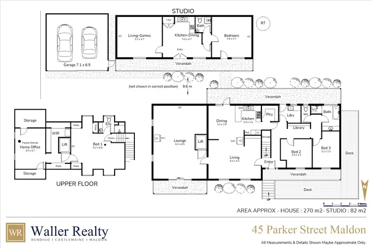 Floorplan of Homely house listing, 45 Parker Street, Maldon VIC 3463