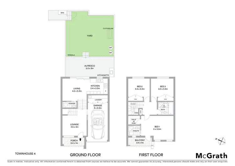 Floorplan of Homely townhouse listing, 61C Solander Road, Kings Langley NSW 2147