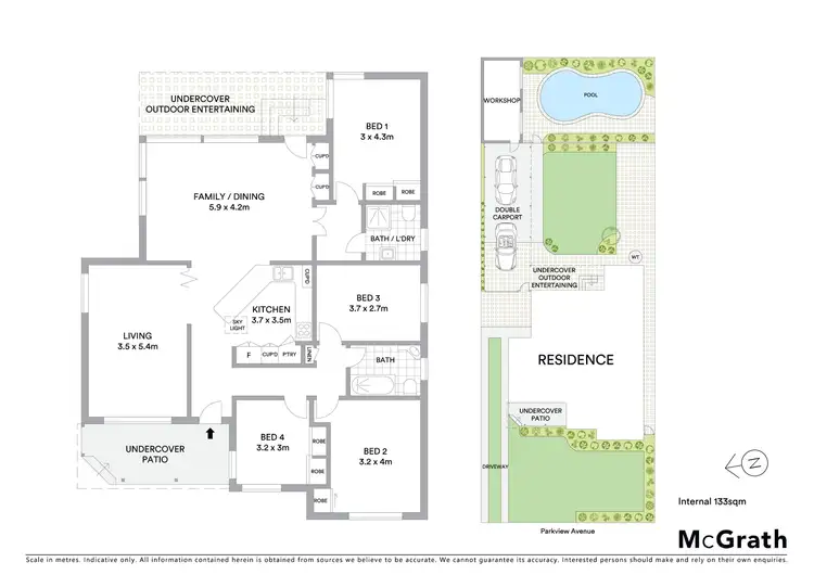 Floorplan of Homely house listing, 9 Parkview Avenue, Picnic Point NSW 2213