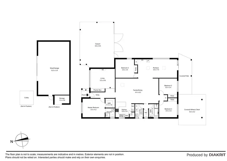 Floorplan of Homely house listing, 18 Goris Close, Bittern VIC 3918