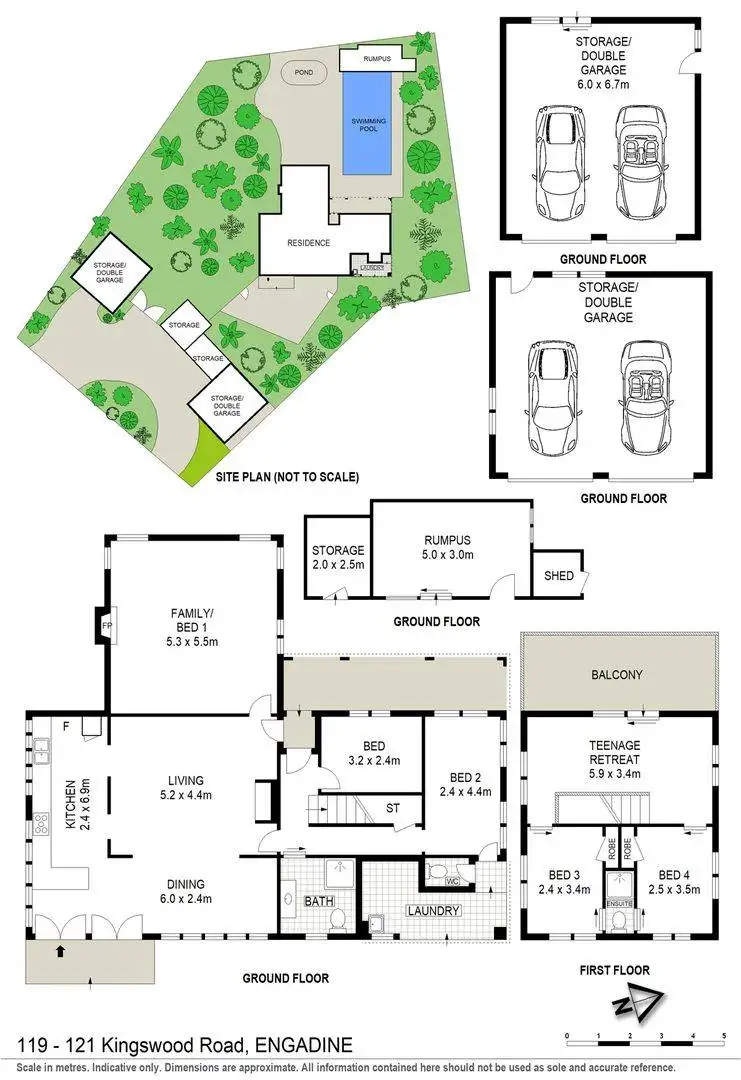Floorplan of Homely house listing, 119-121 Kingswood Road, Engadine NSW 2233