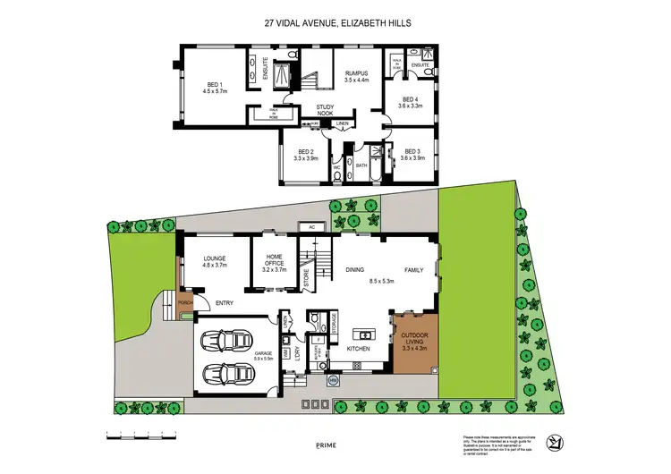 Floorplan of Homely house listing, 27 Vidal Avenue, Elizabeth Hills NSW 2171