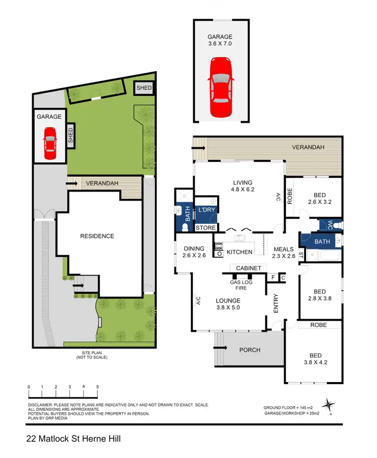 Floorplan of Homely house listing, 22 Matlock Street, Herne Hill VIC 3218