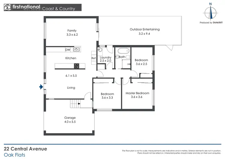 Floorplan of Homely house listing, 22 Central Avenue, Oak Flats NSW 2529
