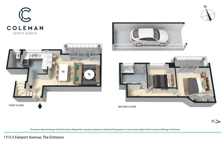 Floorplan of Homely unit listing, 17/3-5 Fairport Avenue, The Entrance NSW 2261