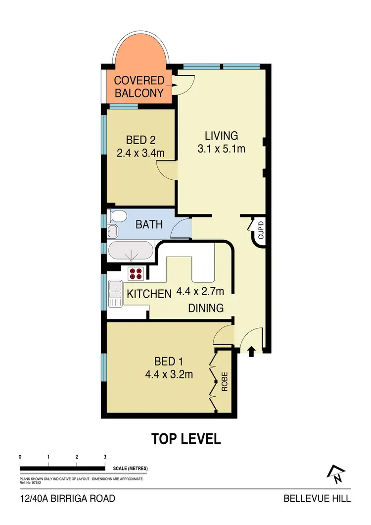 Floorplan of Homely apartment listing, 12/40a Birriga Road, Bellevue Hill NSW 2023