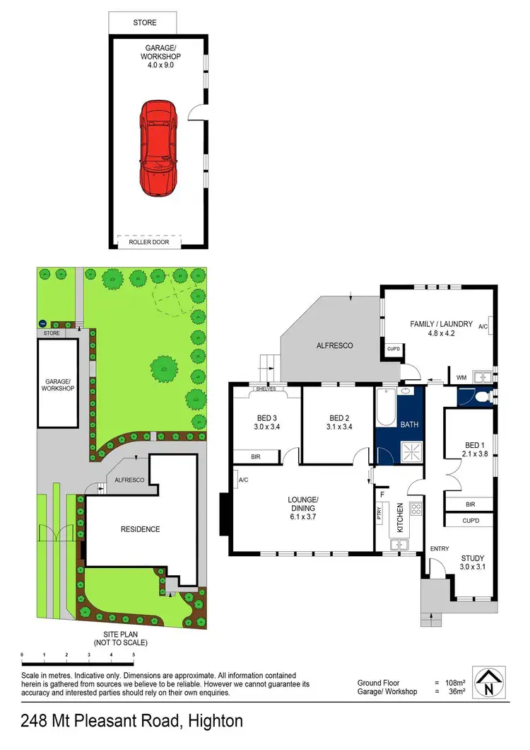 Floorplan of Homely house listing, 248 Mt Pleasant Road, Highton VIC 3216