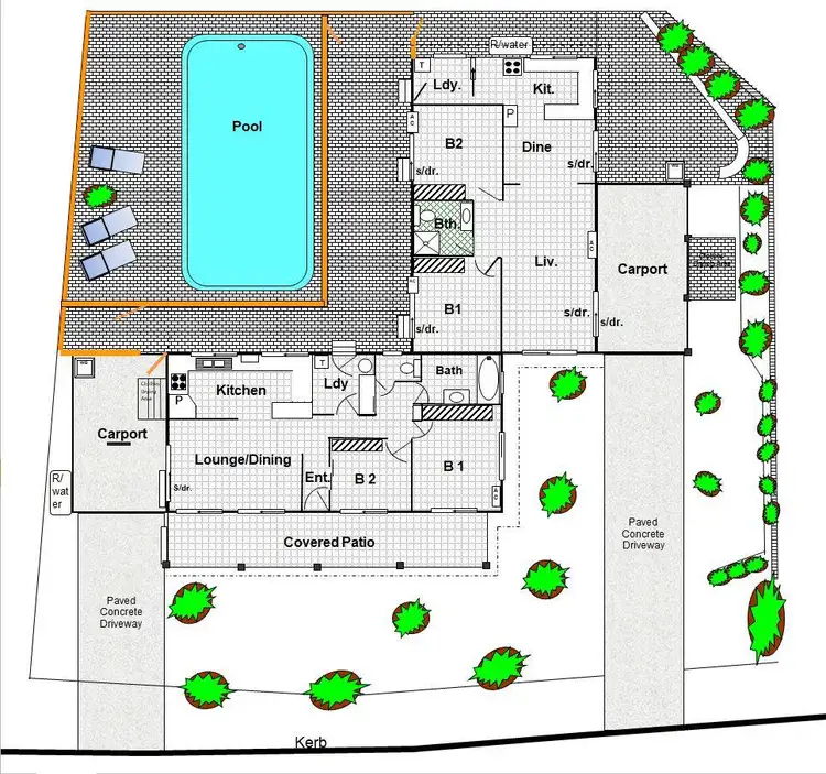 Floorplan of Homely house listing, 13a & 13b Wildlife Road, Jubilee Pocket QLD 4802