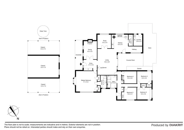 Floorplan of Homely house listing, 14 Johnson Street, Balnarring VIC 3926