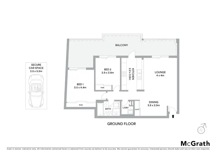 Floorplan of Homely apartment listing, 10/12 Morgan Street, Botany NSW 2019