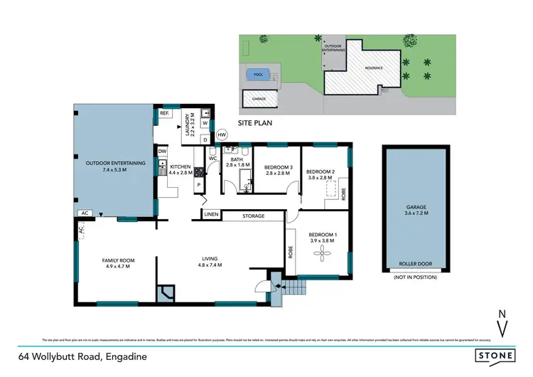 Floorplan of Homely house listing, 64 Wollybutt Road, Engadine NSW 2233