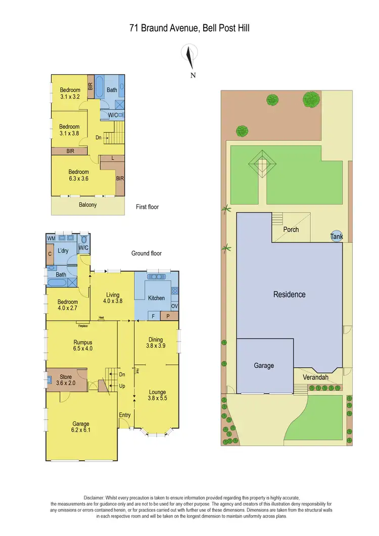 Floorplan of Homely house listing, 71 Braund Avenue, Bell Post Hill VIC 3215