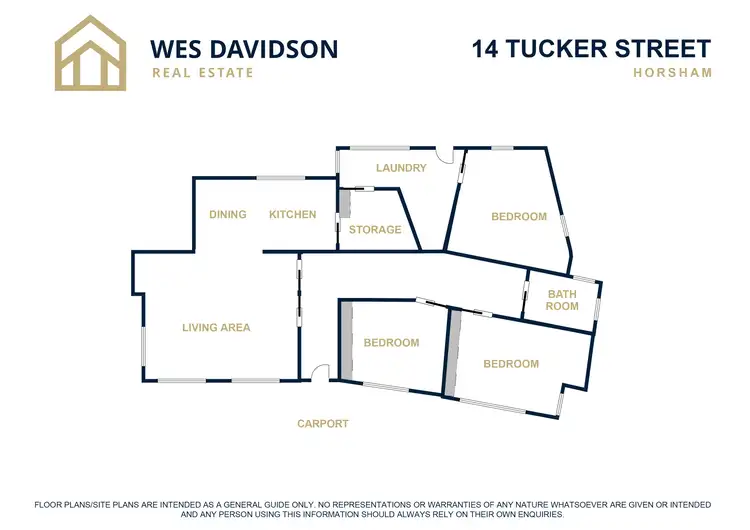 Floorplan of Homely house listing, 14 Tucker Street, Horsham VIC 3400