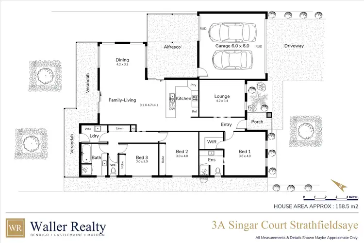 Floorplan of Homely house listing, 3a Singar Court, Strathfieldsaye VIC 3551
