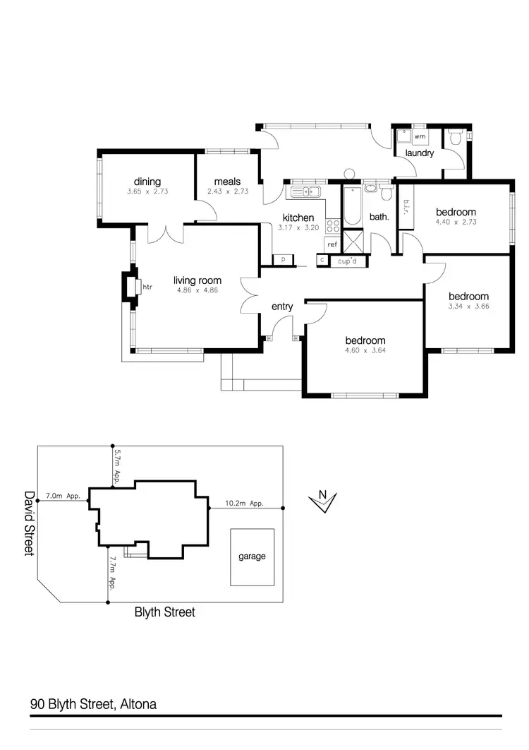 Floorplan of Homely house listing, 90 Blyth Street, Altona VIC 3018