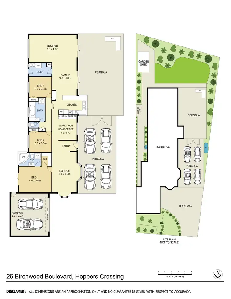 Floorplan of Homely house listing, 26 Birchwood Boulevard, Hoppers Crossing VIC 3029