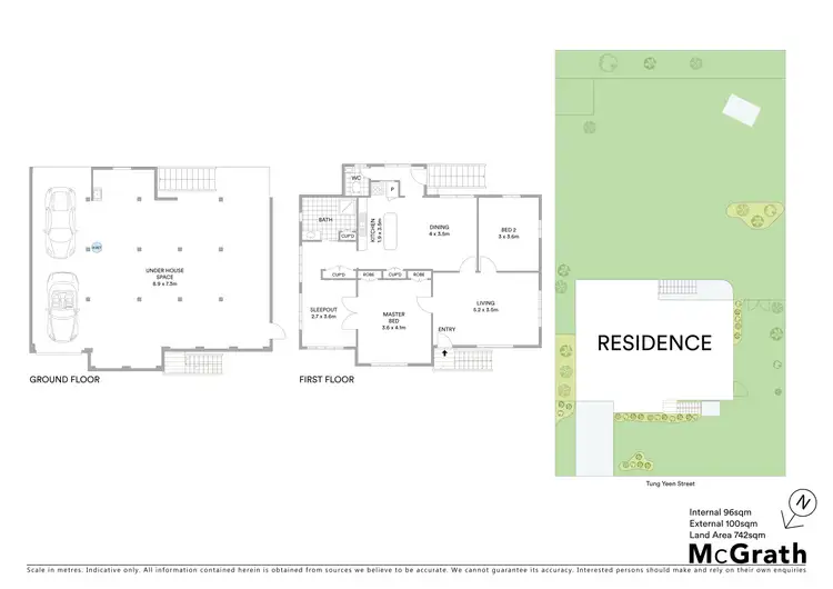 Floorplan of Homely house listing, 42 Tung Yeen Street, Park Avenue QLD 4701