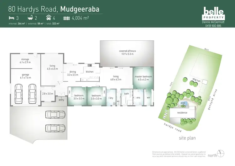 Floorplan of Homely house listing, 80 Hardys Road, Mudgeeraba QLD 4213