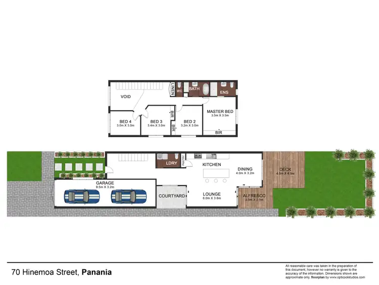 Floorplan of Homely semi-detached listing, 70 Hinemoa Street, Panania NSW 2213