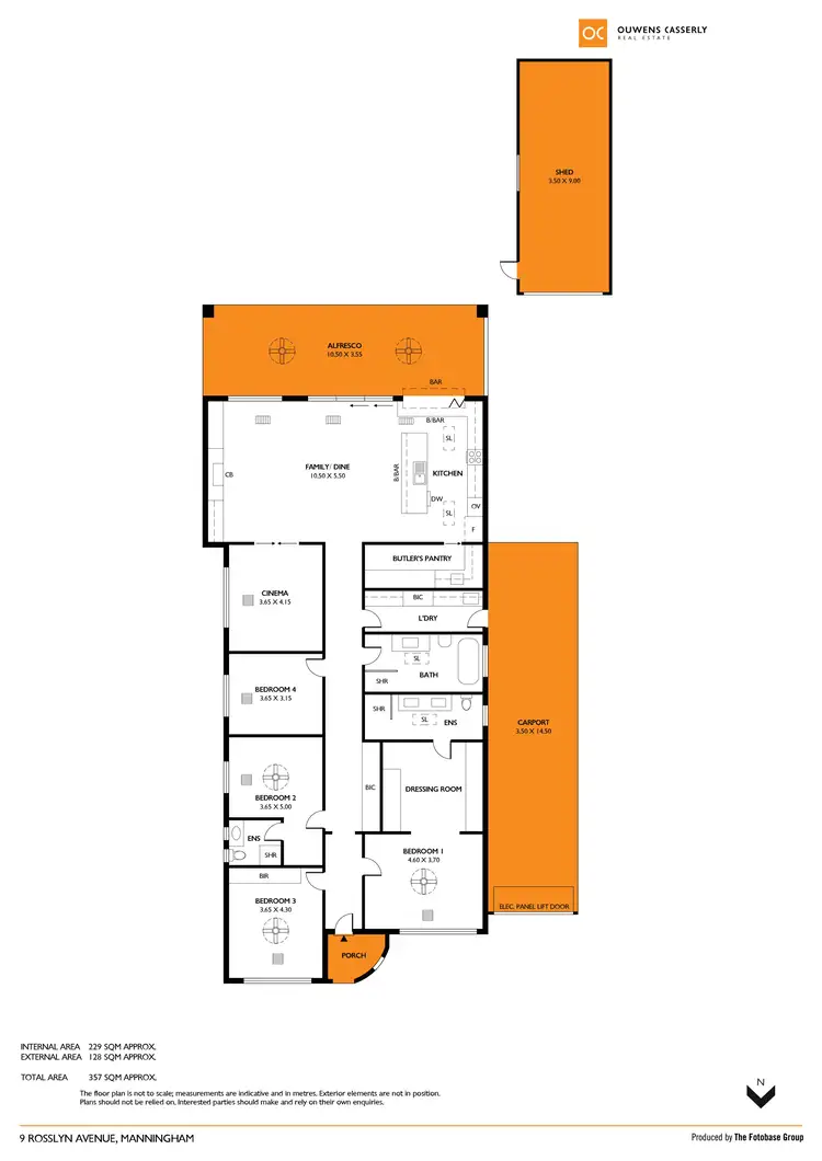Floorplan of Homely house listing, 9 Rosslyn Avenue, Manningham SA 5086