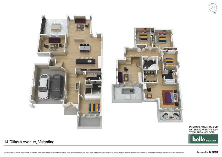 Floorplan of Homely house listing, 14 Dilkera Avenue, Valentine NSW 2280