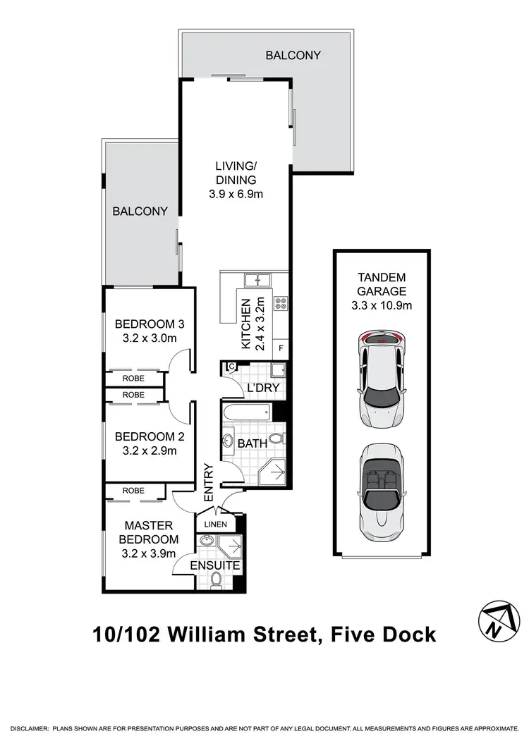 Floorplan of Homely apartment listing, 10/102 William Street, Five Dock NSW 2046