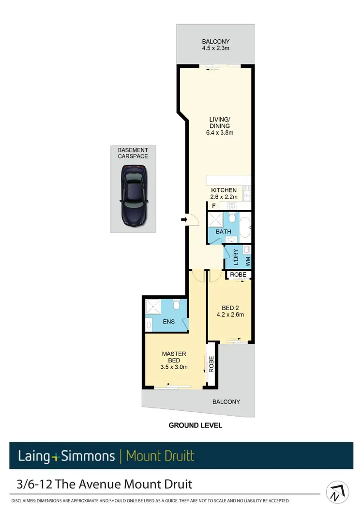 Floorplan of Homely unit listing, 3/6-12 The Avenue, Mount Druitt NSW 2770