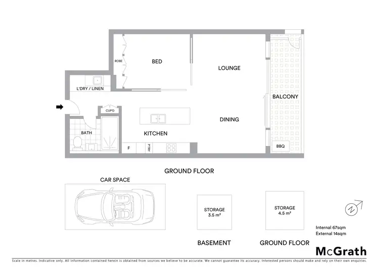Floorplan of Homely apartment listing, 2/38 Campbell Crescent, Terrigal NSW 2260