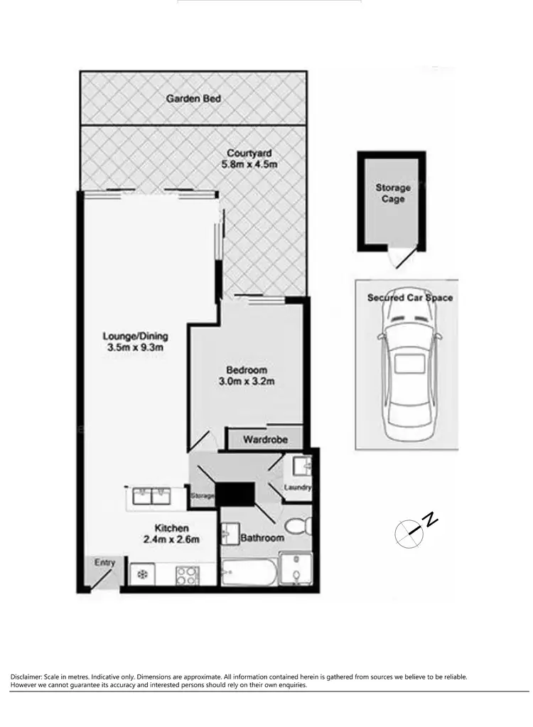 Floorplan of Homely apartment listing, 230/43 Amalfi Drive, Wentworth Point NSW 2127