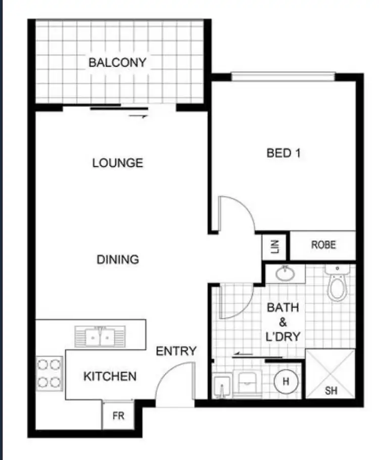 Floorplan of Homely unit listing, 9/21 Majura Avenue, Dickson ACT 2602