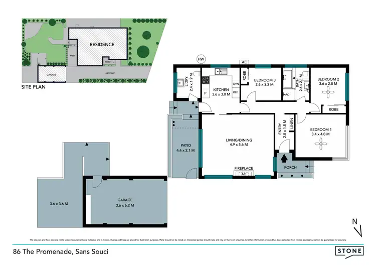 Floorplan of Homely house listing, 86 The Promenade, Sans Souci NSW 2219