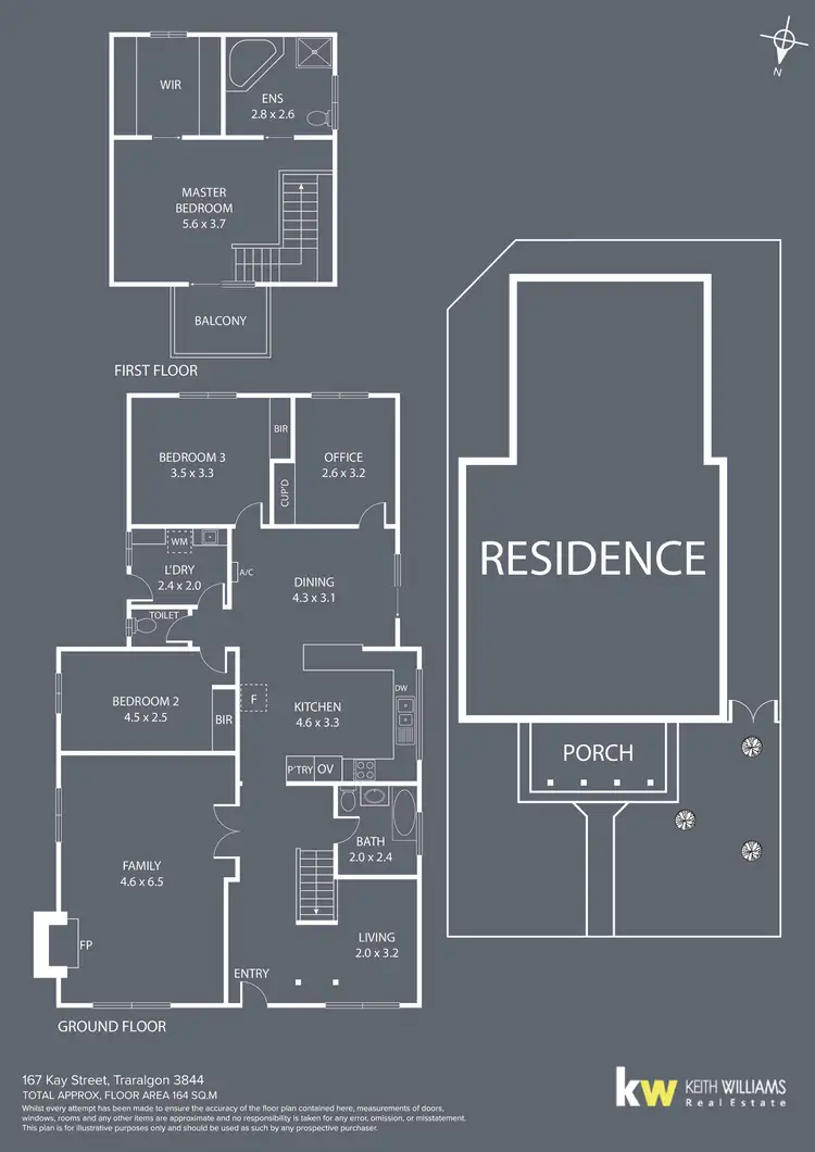 Floorplan of Homely house listing, 167a Kay Street, Traralgon VIC 3844