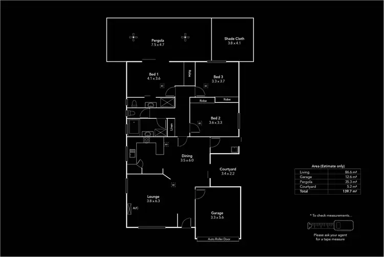 Floorplan of Homely house listing, 5 Samuel Place, Felixstow SA 5070