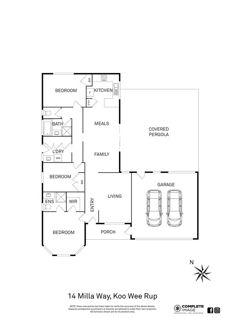 Floorplan of Homely house listing, 14 Milla Way, Koo Wee Rup VIC 3981