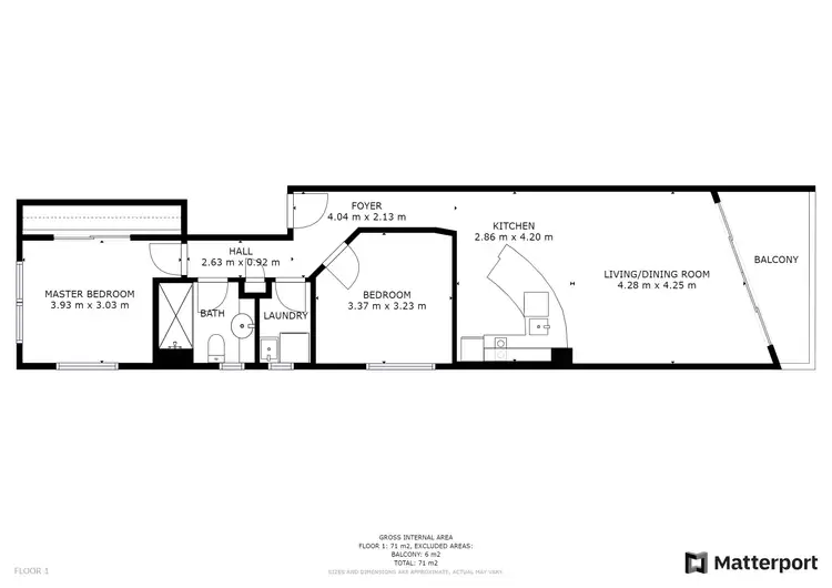 Floorplan of Homely unit listing, Level 3/16/233-237 Esplanade, Cairns North QLD 4870