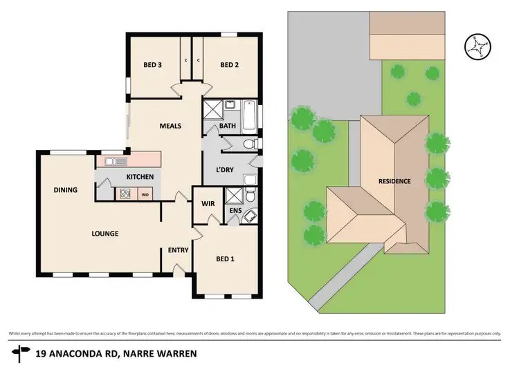 Floorplan of Homely house listing, 19 Anaconda Road, Narre Warren VIC 3805