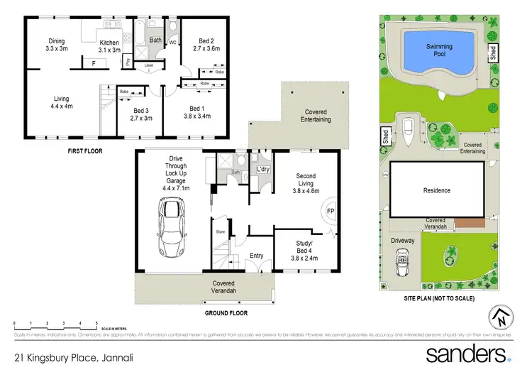 Floorplan of Homely house listing, 21 Kingsbury Place, Jannali NSW 2226