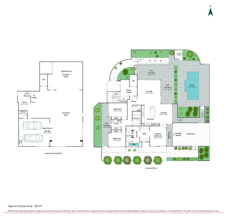 Floorplan of Homely unit listing, 1/80 Peregian Esplanade, Peregian Beach QLD 4573