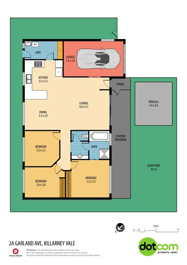 Floorplan of Homely house listing, 2a Garland Avenue, Killarney Vale NSW 2261