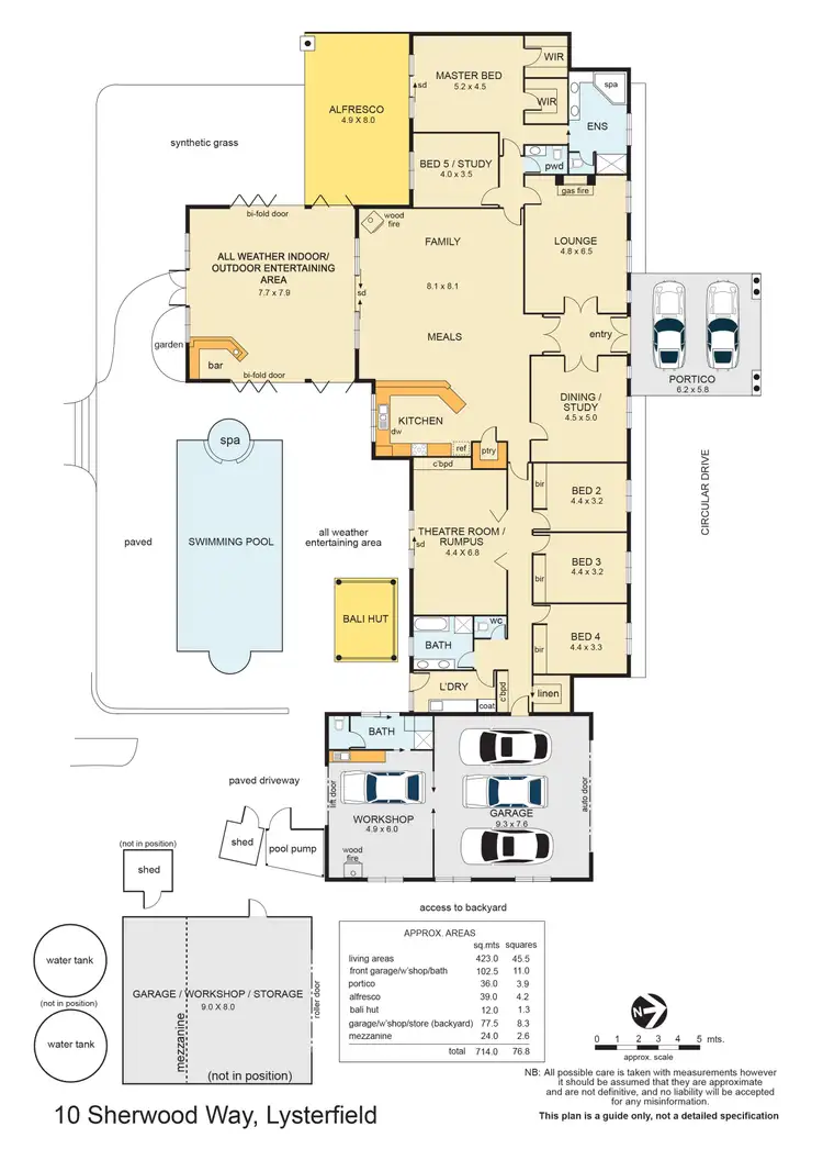 Floorplan of Homely house listing, 10 Sherwood Way, Lysterfield VIC 3156