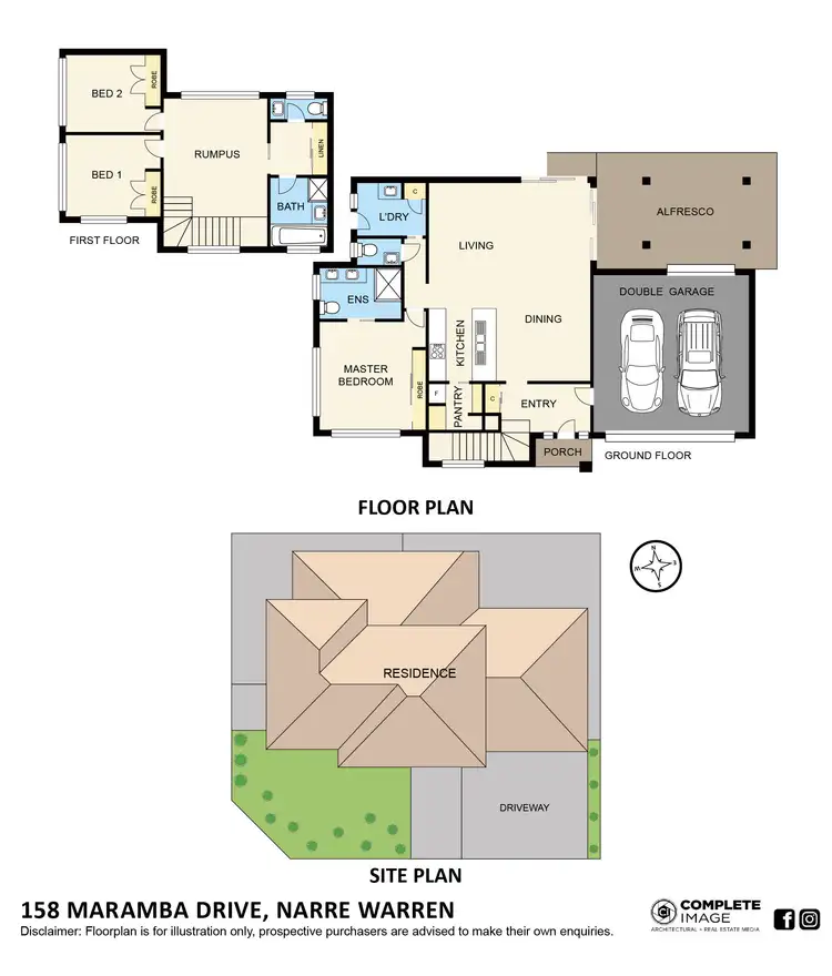 Floorplan of Homely house listing, 158 Maramba Drive, Narre Warren VIC 3805