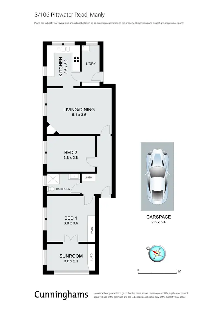 Floorplan of Homely apartment listing, 3/106 Pittwater Road, Manly NSW 2095