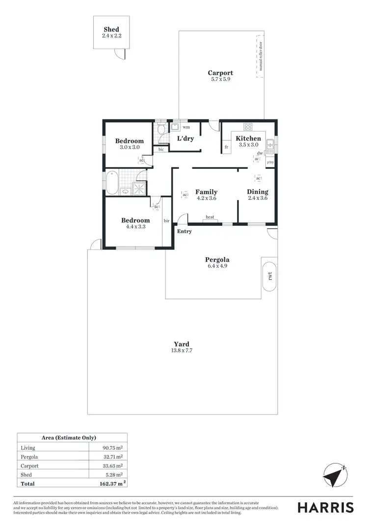 Floorplan of Homely house listing, 15 Patricia Avenue, Camden Park SA 5038