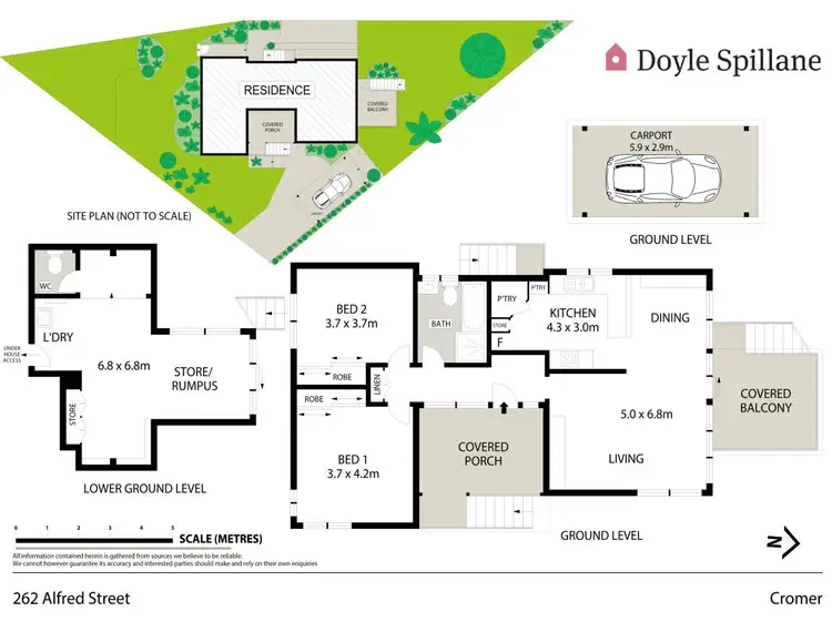 Floorplan of Homely house listing, 262 Alfred Street, Cromer NSW 2099