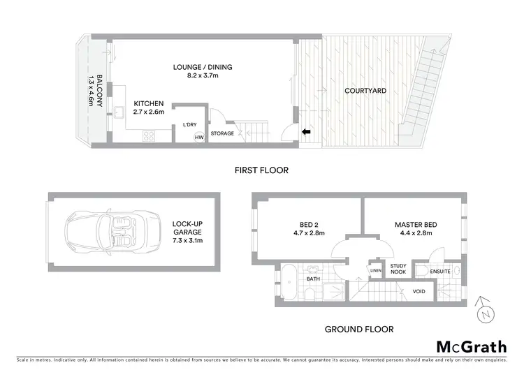 Floorplan of Homely townhouse listing, 67/102 Crimea Road, Marsfield NSW 2122