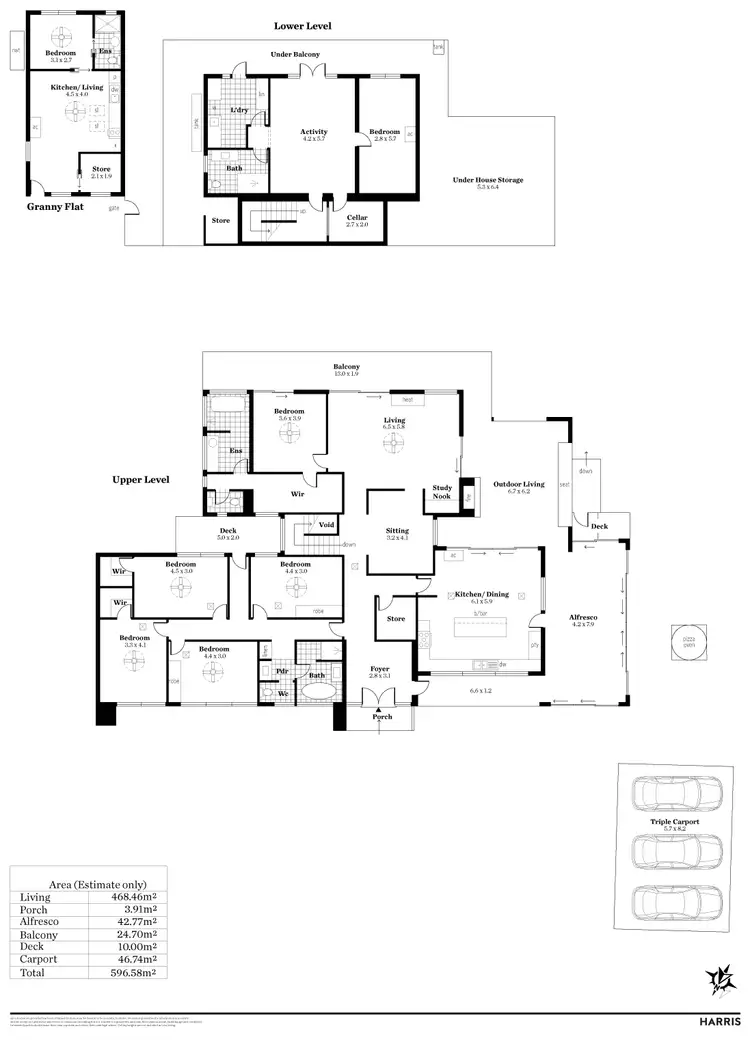 Floorplan of Homely house listing, 34 Thorngate Drive, Belair SA 5052